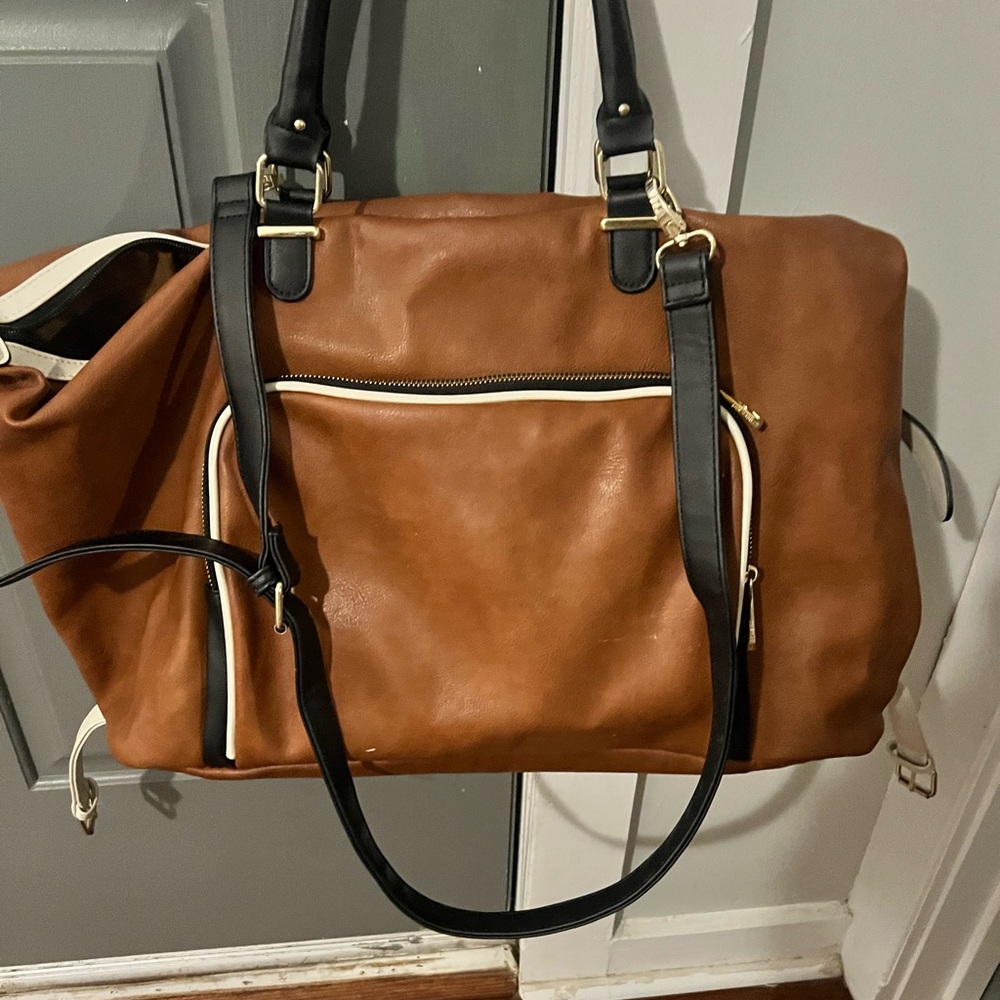Madden Girl Faux Leather Weekender